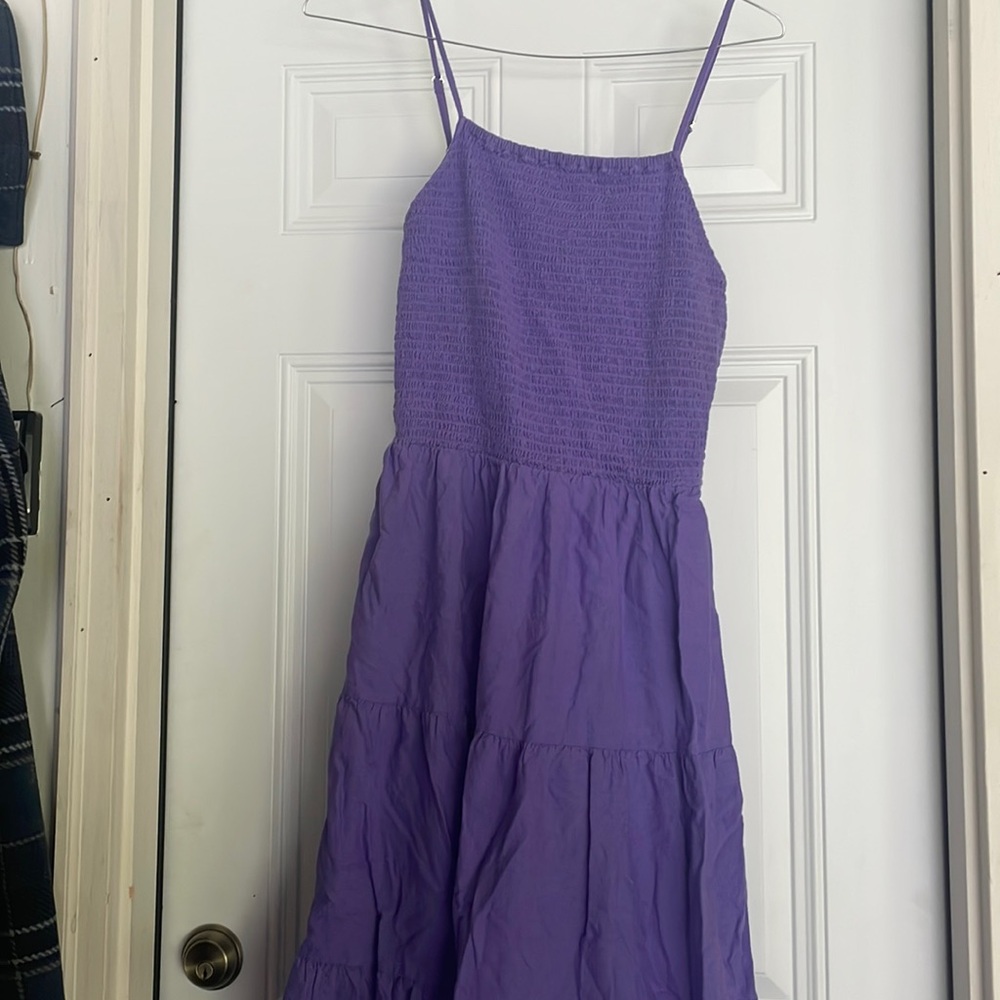 Universal Thread Purple Backless Spaghetti Strap Maxi Dress